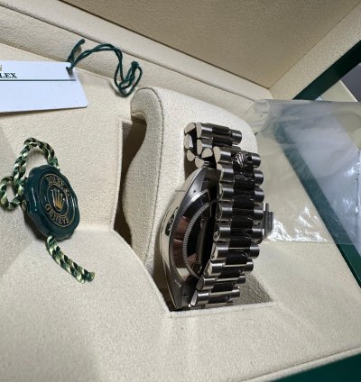 Rolex Day-date 40 2023 Day Date White Gold With Slate Silver Dial
