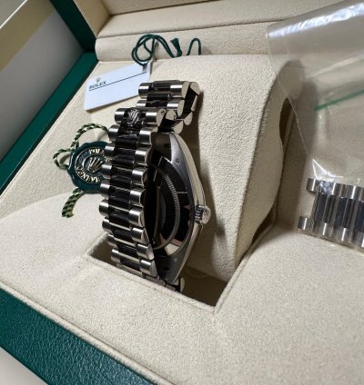 Rolex Day-date 40 2023 Day Date White Gold With Slate Silver Dial