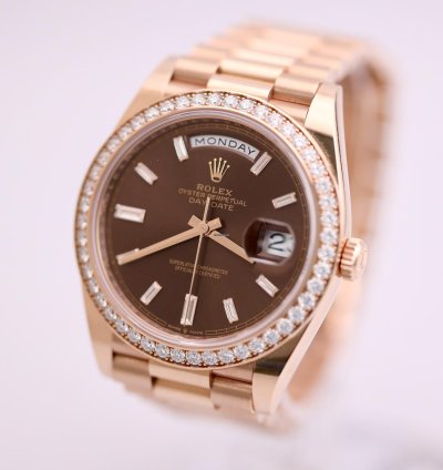 Rolex Day-date 40 2023 Day-date 40 Rbr Chocolate Baguette Dial 228345rbr