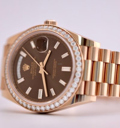 Rolex Day-date 40 2023 Day-date 40 Rbr Chocolate Baguette Dial 228345rbr