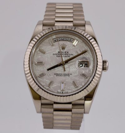 Rolex Day-date 40 2023 Day-date 40 White Gold Metiorite Dial 228239