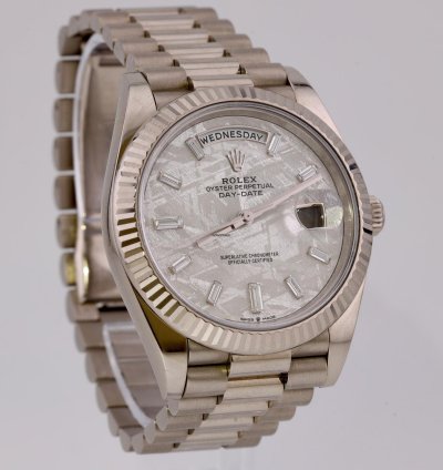 Rolex Day-date 40 2023 Day-date 40 White Gold Metiorite Dial 228239