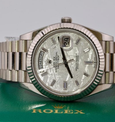 Rolex Day-date 40 2023 Day-date 40 White Gold Metiorite Dial 228239