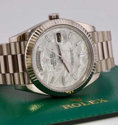 Rolex Day-date 40 2023 Day-date 40 White Gold Metiorite Dial 228239