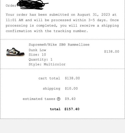 Supreme Rammellzee Low Sb Top Size 10