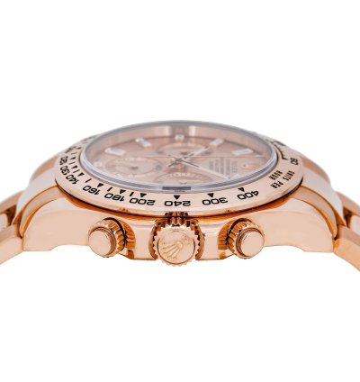 Rolex Daytona 40mm Rose Baguette Diamond Dial