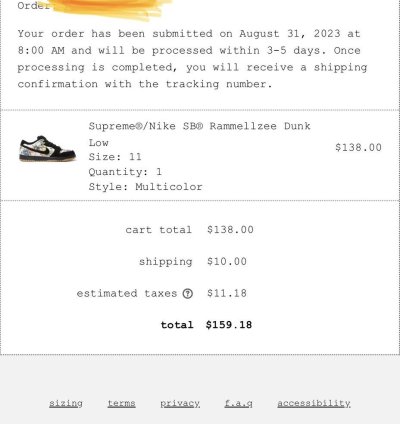 Supreme Rammellzee Nike Sb Dunk Low
