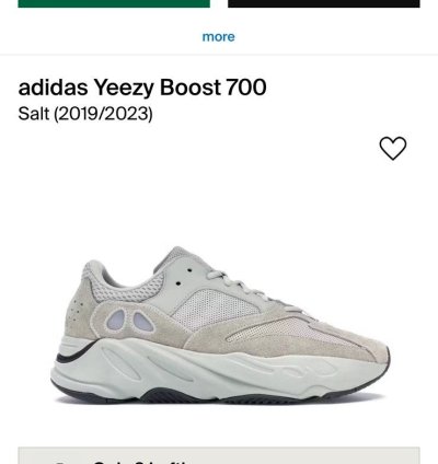 Adidas Yeezy Boost 700 Salt 2019 2023