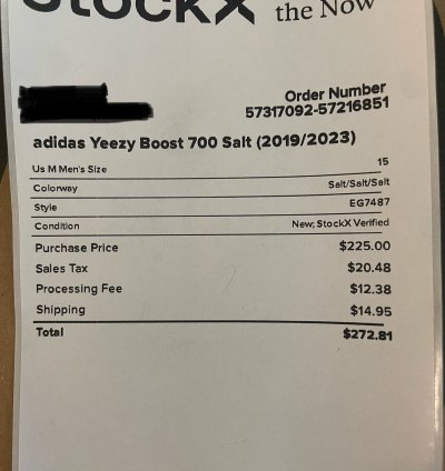 Adidas Yeezy Boost 700 Salt 2019 2023