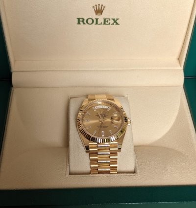 Rolex Day-date 40 2023 Full Set Box Papers And Both Tags