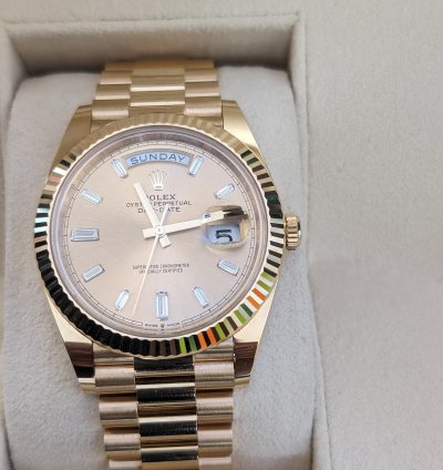 Rolex Day-date 40 2023 Full Set Box Papers And Both Tags