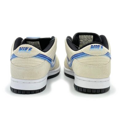 Ct6688-200 Nike Sb Dunk Low Light Cream Truck It White Blue Black