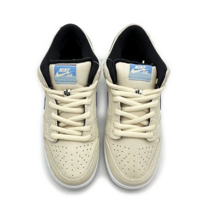 Ct6688-200 Nike Sb Dunk Low Light Cream Truck It White Blue Black
