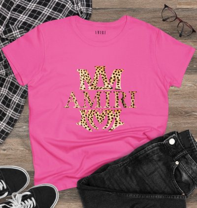 Amiri Ma Logo Womens Shirt Softstyle Azalea Tee S To 2xl