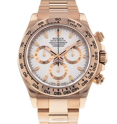 Rolex Daytona 40mm Rose Gold Ivory Dial 116505 New