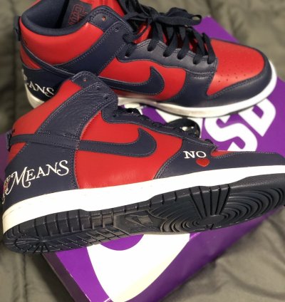 Supreme Sb Dunk High By Any Means