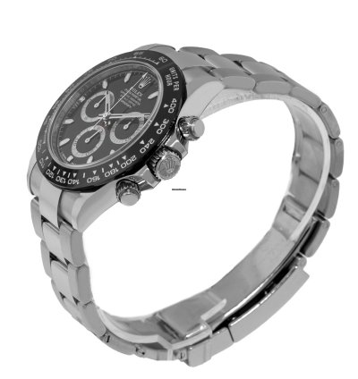 Rolex Daytona 40mm Stainless Steel Black Dial Bezel 116500
