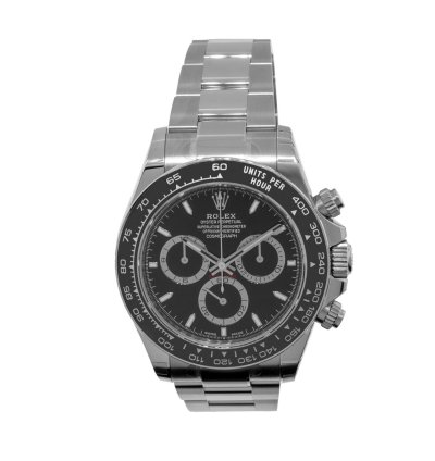 Rolex Daytona 40mm Stainless Steel Black Dial Black Bezel 126500