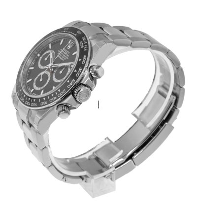 Rolex Daytona 40mm Stainless Steel Black Dial Black Bezel 126500