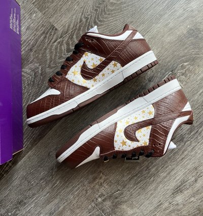 Supreme Sb Dunk Low Barkroot Brown - Us 10