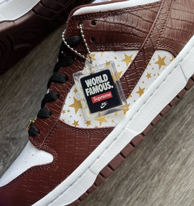 Supreme Sb Dunk Low Barkroot Brown - Us 10