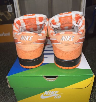 Size 10 - Nike Sb Dunk Concepts Orange Lobster Dunk