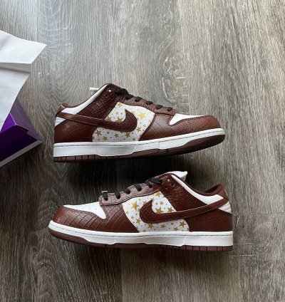 Supreme Sb Dunk Low Barkroot Brown - Us 10