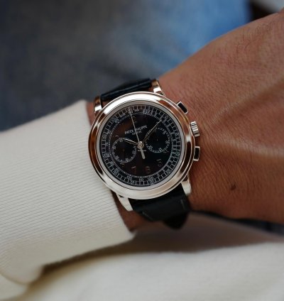 Patek Philippe Chronograph Platinum Chronograph Watch Ref 5070p