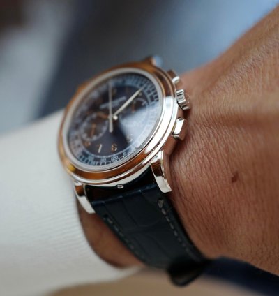 Patek Philippe Chronograph Platinum Chronograph Watch Ref 5070p
