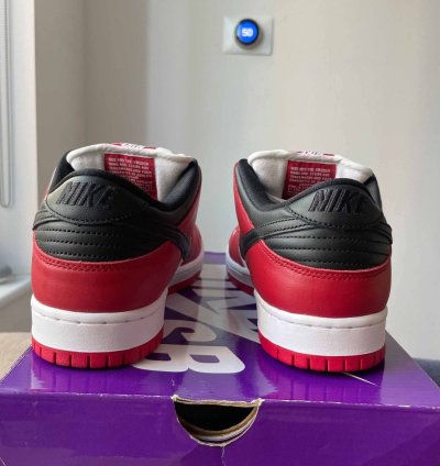 Size 10 - Nike Sb Dunk Low -pack Chicago Red Black