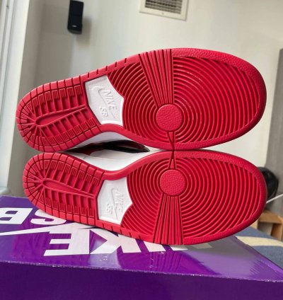 Size 10 - Nike Sb Dunk Low -pack Chicago Red Black