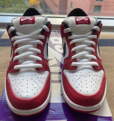Size 10 - Nike Sb Dunk Low -pack Chicago Red Black