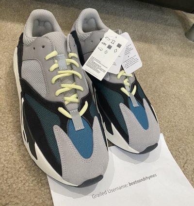 Adidas Yeezy Boost 700 Wave Runner brand New No Box- Us10