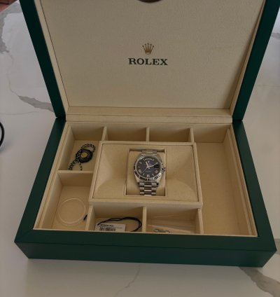Rolex Day-date 40 2024 Rolex Daydate Ombre Dial In Platinum