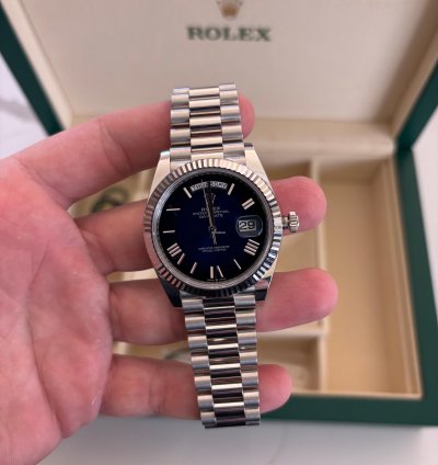 Rolex Day-date 40 2024 Rolex Daydate Ombre Dial In Platinum