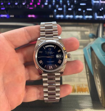 Rolex Day-date 40 2024 Rolex Daydate Ombre Dial In Platinum