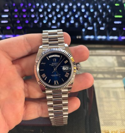 Rolex Day-date 40 2024 Rolex Daydate Ombre Dial In Platinum