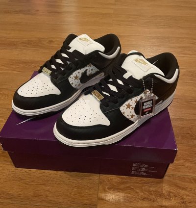 Supreme Sb Dunk Low Stars black