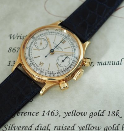 Patek Philippe Chronograph Ref 1463 Tasti Tondi - Extract From The Archives - 1947