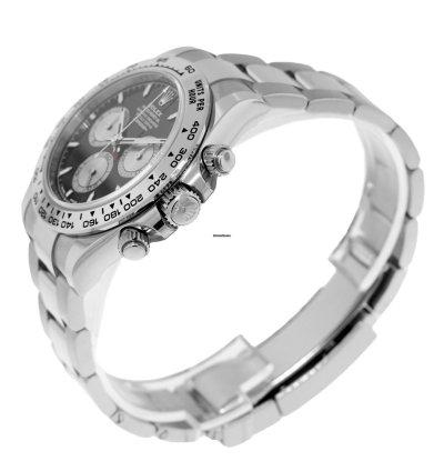 Rolex Daytona 40mm White Gold Black Index Dial White Gold Bezel 126509
