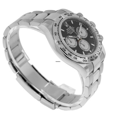 Rolex Daytona 40mm White Gold Black Index Dial White Gold Bezel 126509