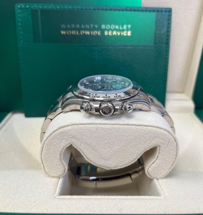 Rolex Daytona 40mm White Gold Cosmograph Blue Index Dial 116509