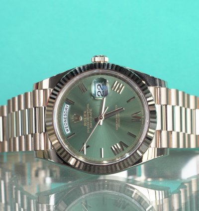 Rolex Day-date 40 2024 Unworn Olive Dial Day-date 40mm 228235