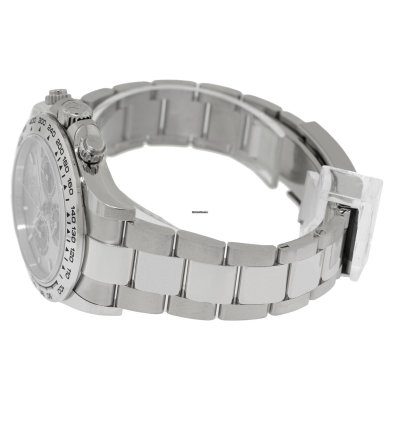 Rolex Daytona 40mm White Gold Silver Index Dial White Gold Bezel 126509