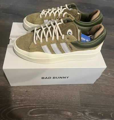 Bad Bunny Adidas Campus Moss Green