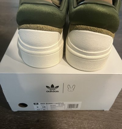 Bad Bunny Adidas Campus Moss Green