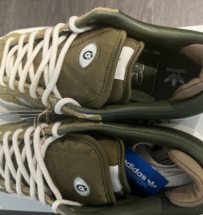 Bad Bunny Adidas Campus Moss Green
