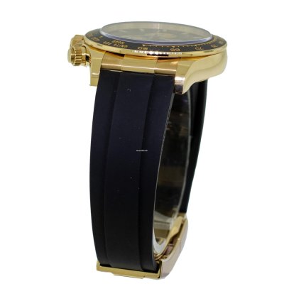 Rolex Daytona 40mm Yellow Gold Black Dial Black Bezel Paul Newman 126518