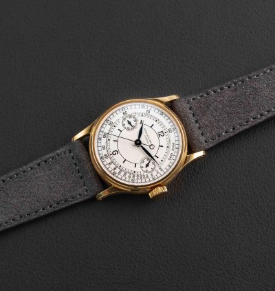 Patek Philippe Chronograph Vintage Sector Single-button 130j Chronograph
