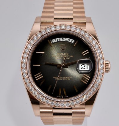 Rolex Day-date 40 2025 Day Date 40 Rbr Rose Gold Ombre Dial 228345rbr